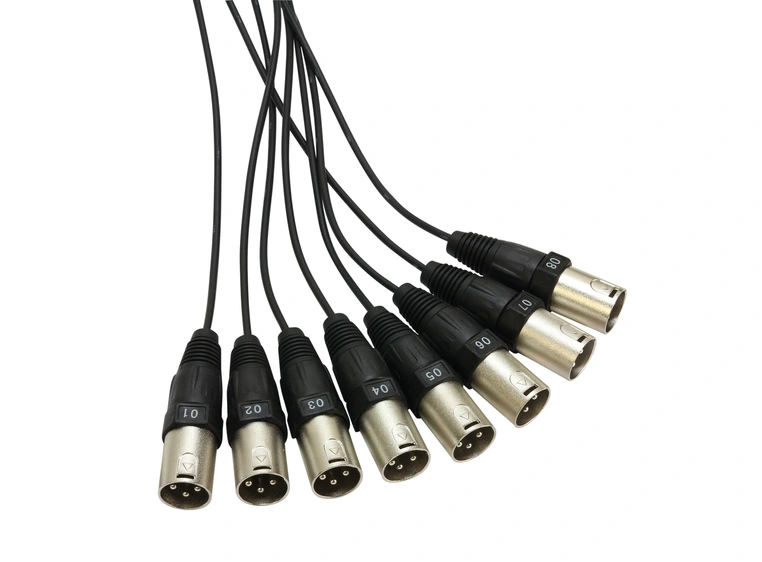 Stageboks 8/0, Metalboks med håndtak, 10m 